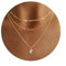 FIOROYAL Damen Gold Layered Kette Mit Buchstaben 14K Vergoldet Initialen Halskette Buchstabenkette Anhänger A-Z Personalisierte Ketten für Teenager Mädchen K