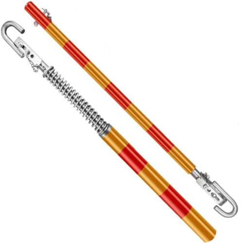 LKYLGYU Sicherheits-Abschleppstange für Autos, 5T Abschleppstange mit Kugelkopf, Federdämpfer, Stangenstabilisator, Abschleppseil, Robustes gerades Rohr für PKW und Transporter