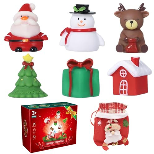 1 ensemble de jouets de bain lumineux, mignons élans de noël, père noël, bonhomme de neige, lumières de baignoire pour enfants avec lumière LED colorée, jouets de noël pour bébés garçons et filles, ca