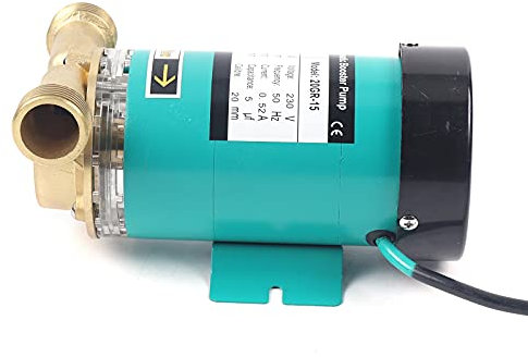Hot Water Booster Pressure Shower Pump Electric Home Boost Pump 120W 1 Outlet