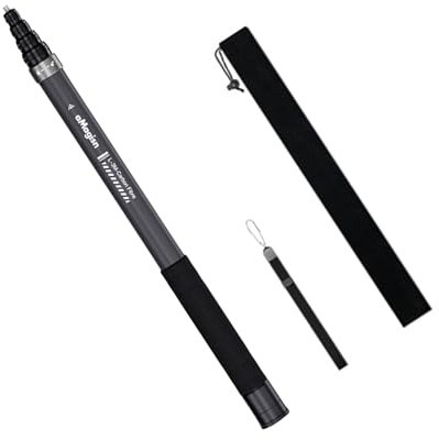 Unsichtbarer Selfie Stick 300 cm Erweiterbares Monopod 5 Einstellbare Länge Für 360 Kameras Und Actionkameras