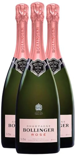 Champagne Brut ETUI rosato - Bollinger - DOP - Champagne - Francia - Vitigni Pinot Noir,Chardonnay,Pinot Meunier - 3x75cl - 92/100 Robert Parker