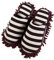 Pormow - 1 paire de pantoufles de nettoyage multifonctionnelles avec semelles en microfibre , Chenille, marron, Taille unique