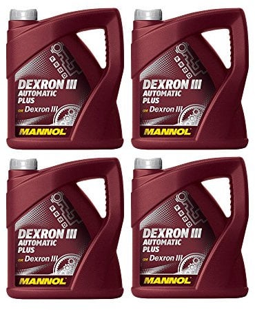 4 x 4L MANNOL ATF Dexron III Automatic Plus/Automatikgetriebe- Servo- Öl Rot