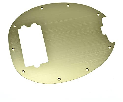 Dopro Eloxiertes Aluminium Bass Pickguard Scratch Plate passend für Music Man 4 Saiten Classic StingRay Bass Gold