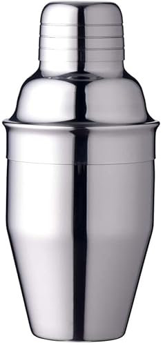 Shaker da cocktail piccolo in acciaio inox con filtro e coperchio superiore, singolo Martini (200ml)