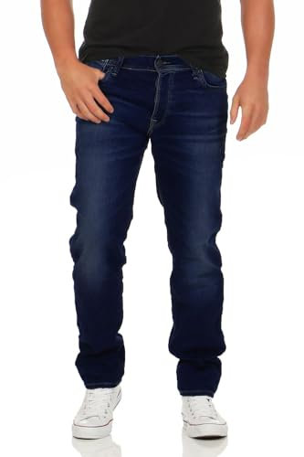 JACK & JONES Mike Original Comfort Fit Herren Jeans, Farbe:Blau (AM810), Hosengröße:W30/L34
