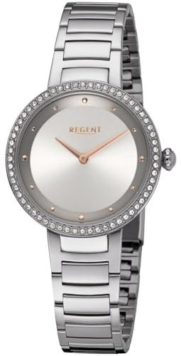 REGENT Damenuhr 03U91FB02-A, bicolor, mit Stahlband