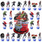 Tortendeko Geburtstag Kinder, ZoneYan 25pcs Superhelden Tortenfiguren Kindergeburtstag, Cake Topper Figuren Set, Kuchen Dekoration Figuren, Cartoon Kuchen Deko, Kuchen Topper für Kinder Mädchen Junge