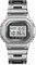 FeiWen Fashion Herren Edelstahl Digital Uhren LED Elektronik Alarm Stoppuhr Outdoor Militär Sportuhr Doppel Zeit Multifunktional Armbanduhr (Männliches Silber)