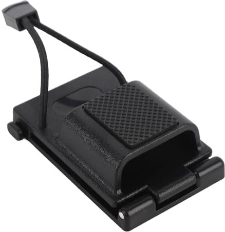 Universal Radio Belt Holster, Radio HolsterAdjustable From 1.5in to 2.25in Suit Duty Belts Law Enforcement Gear 2 Way Radio Belt Clip Holder Black