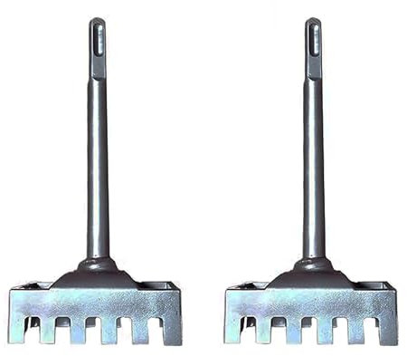 Square Drive Scalpello Elettrico A Martello Con Testa Quadrata Scalpello Square Drive Square Drive Scalpello Per Superficie Della Parete, Ponti, Cemento, Granito, Lastre Di Pietra (2pcs)