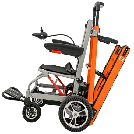 Montascale Elettrico,Sedia A Rotelle Elettrica 2 In 1,Sedia A Rotelle Per Salire Le Scale,Montascale Per Anziani E Carico Massimo Di 330 Libbre Per Pazienti Anziani A