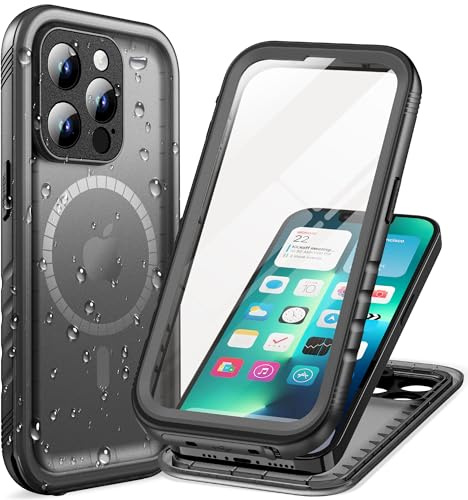 Cozycase TOP Militärschutz wasserdichte 360 Hülle Für iPhone 13 Pro Max | Magnetische Für MagSafe, Outdoor Panzerhülle Full Cover Armor Case, Soßfest Staubschutz Baustelle Waterproof Handyhülle