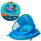 SwimWays Baby Spring Float mit verstellbarem Baldachin und UPF Sonnenschutz, blau