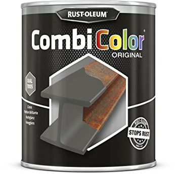 RUST-OLEUM 7386.0.75 Combicolor Original, Superior Metal Protection, Direct To Rust, Navy grey-RAL 7005