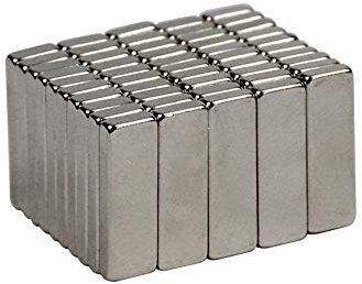 daw21onlineshop Neodym Magnet N50 15x5x2,5mm Quader Block 1 Sehr Starke Magnete für Glas-Magnetboards, Magnettafel, Whiteboard, Tafel, Pinnwand, Kühlschrank