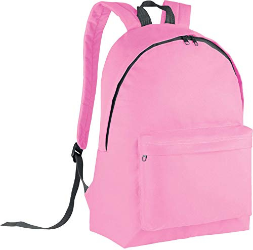 Klassischer Rucksack Juniorausführung - Farbe: Pink/Dark Grey - Größe: 28 x 38 x 16 cm