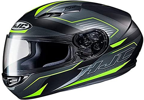 HJC Helmets Herren Nc Helmet, Schwarz/Grau/Neongelb, M