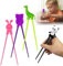 HINATAA Training Chopsticks for Kids Adults and Beginners,Easy to Use Training Chopsticks Multi Animal Style Design Learning Chopstick Set Reusable Chopstick(4 Pairs)