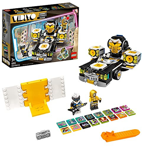 LEGO VIDIYO Robo HipHop Car BeatBox Creatore Video Musicali con 2 Minifigure, Giocattoli per Bambini, App Realtà Aumentata, 43112