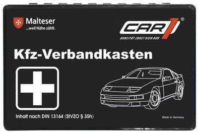 CAR1 KFZ Erste Hilfe Set mit Verbandkasten Verbandskasten für Auto LKW Motorrad DIN 13164 First Aid Kit CO 6000