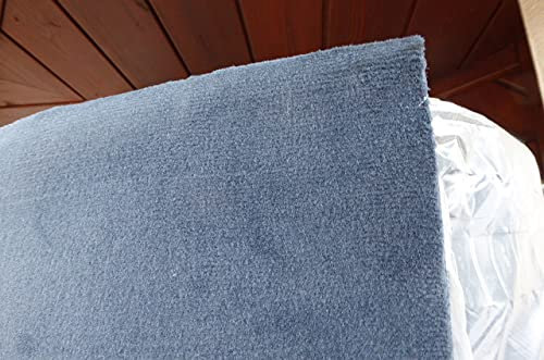 19,90€/m² Autoteppich Carpet Teppich Meterware Velour dunkelblau 200cm