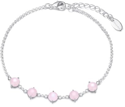 Philip Jones Bracelet en Pierres précieuses de Quartz Rose