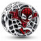 PANDORA Marvel Spider-Man Lebhafte Stadt Charm aus Sterling-Silber, aus der Marvel x Collection, kompatibel Moments Armbändern, 792350C01