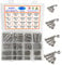 HVDHYY Bulloni M3 M4 M5 M6 Viti a Testa Cilindrica Esagono Incassato A2-70 Viti Macchina Testa Esagonale Acciaio Inossidabile Kit Assortimento Dadi A Testa Svasata con Scatola Immagazzinaggio 320pcs