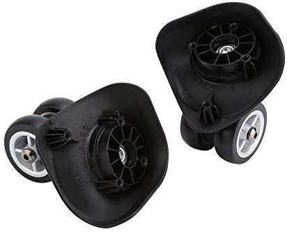 2 Stück Gepäck Ersatzräder, Koffer 2PZ PVC ERSATZRAD FÜR Schwenkbares Untersetzerrad Trolley Koffer Koffer Trolley RÄDER GEPÄCK Auto