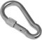 HEAVYTOOL Feuerwehr Karabinerhaken 60mm x 6mm mit Schraube Edelstahl AISI 316 (V4A) (2 Stück) Karabiner Feuerwehrkarabiner Feuerwehrkarabinerhaken Schnellverschluss