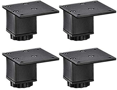 Pieds de Meuble réglables en Alliage d'aluminium pour Meubles de Salle de Bain, Pieds de sommier, Table Basse