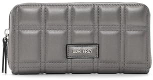 SURI FREY Hilary Zip Around Wallet Darksilver