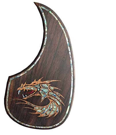 KERREY Gitarren-Musikinstrument-Zubehör Akustikgitarren-Schlagbrett Holz-Gitarren-Schlagbrett Mit Schönem Muster-Gitarren-Zubehör (Color : 04)