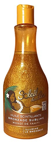 SOLEIL DES ILES Huile Scintillante - Bronzage Sublime - - Protection Solaire - 150 Ml