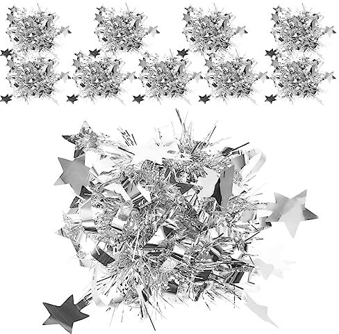 BESPORTBLE 10st Jubelnde Handblumen Pompons Der Jubelmannschaft Glitzer-Pompons Für Cheerleading Folien-Pompoms-Armband Cheerleader-Pompons Tanzpompons Plastik Lieferungen Kind Student