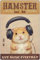 Zomyto Hamster Headphone Co Live Music Everyday Poster Vintage Metal Tin Signs Funny Hamster Poster for Home Kitchen Bathroom Coffee Bar Wall Decoration Plaque Gift Music Lovers Gift 30,5 x 20,3 cm