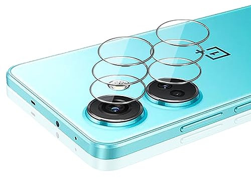 Yiunssy [3 Stück Kameraschutz für OnePlus Nord 3 Kamera Schutzfolie,Anti-Kratzen Kamera Panzer Schutz Glas/Hüllenfreundlich/9H Kameraschutz Transparentes Schutzglas für OnePlus Nord 3