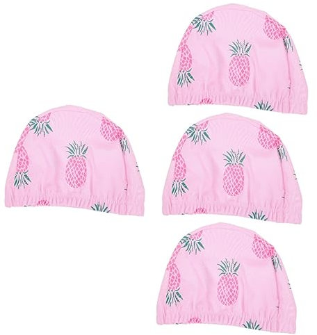 Toddmomy 8piezas Gorro De Natación para Diseño De Piña Elástico y Adecuadpara Cabello para Diversión