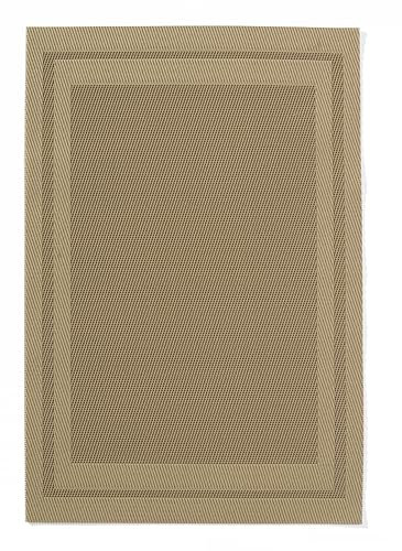 HENDI Platzset, Design: Rahmen, Gewebte Struktur, Rutschfest, 450x300mm, PVC (vinyl), beige