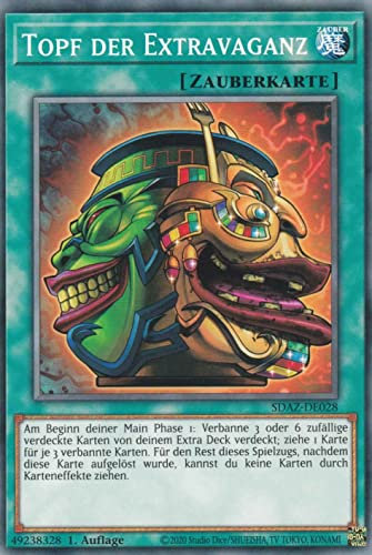 Topf der Extravaganz Common SDAZ-DE028 - Structure Deck Albaz Strike - mit GamersHeaven Cardboard Guard