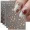 Star Moon Nail Stickers, 16 Sheets Self-Adhesive Nail Decal Sun Nail Art Decoration Design Supplies