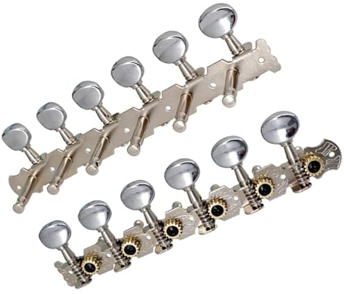 Accordeur De Guitare 12 cordes 6L 6R pièces de tête rondes guitare acoustique accordeur de broche de réglage de cordes