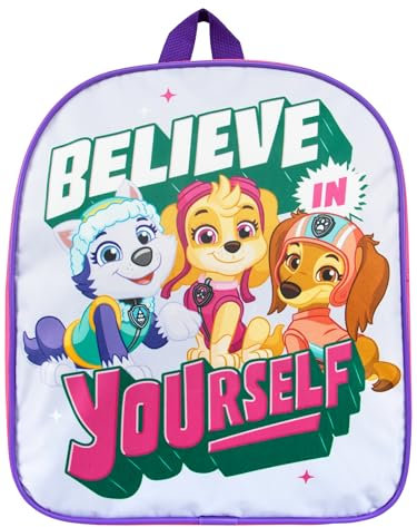PAW PATROL Rucksack | Skye Mädchen Rucksack Schule | Kindergartenrucksack Mädchen | Einheitsgröße Rosa