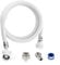 White PVC Washing Machine Hoses Eliminates and Ensures Fresh Laundry (1m)