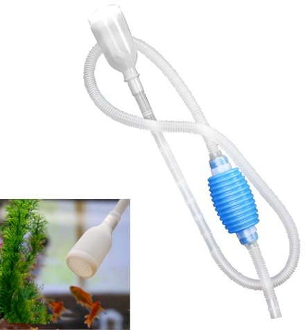 Changeur d'eau pour Aquarium,Pompe a Siphonner Eau avec Filtre à Gravier,Pompe pour Nettoyage Aquarium,Aquarium Fish Tank Aspirateur,Pompe Aspirateur Aquarium,pour Changement d'eau/Sable de Filtre