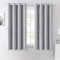 MIULEE Light Grey Blackout Curtains for Living Room 2 Panel Set, Premium Eyelet Curtains for Bedroom, Thermal Insulated Window Curtain Drapes, Black Out Curtain 54 Drop, Each Panel 46 x 54 Inches