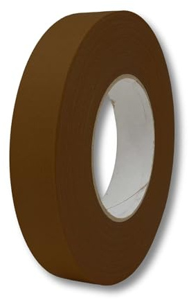 gws Rohgewebe Gewebeband 21541 – 50m x 25mm, braun – Vielseitiges Klebeband für Kabelbündelungen, kreative Projekte und Reparaturen – UV-beständig, flexibel, ideal für Handwerk und Industrie