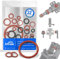 Ancable Dichtung O-Ringe für Philips Saeco, 32PCS Silikon O-Ring Dichtung für Supportventil Dampfventil Brühgruppe Auslaufventil kompatibel mit Philips Saeco Spidem Gaggia Kaffeemaschinen